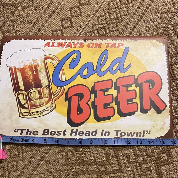 Man Cave Retro Sign Plaque Home/Bar/Pub/Cafe - Picture 2 of 8